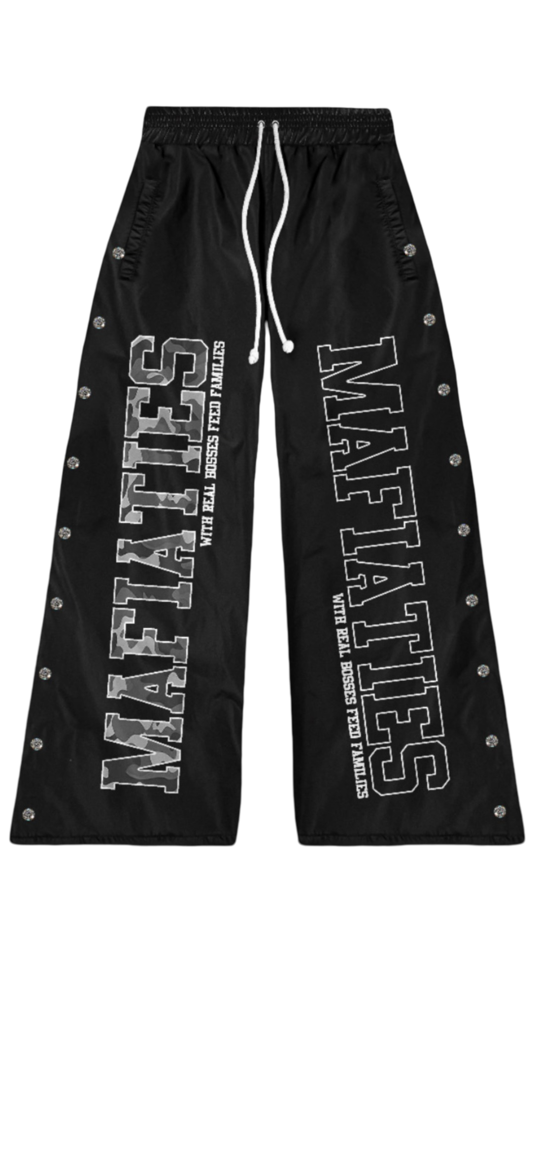 " Militant Black" Nylon Pants